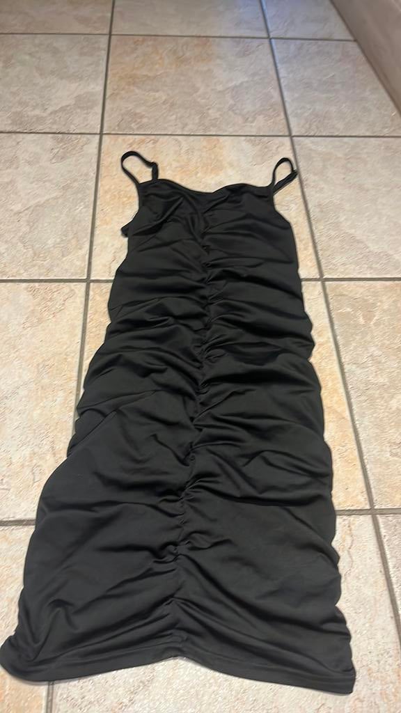 Strakke jurk voor meisjes, Ophalen, Zwart, Zo goed als nieuw, Maat 34 (XS) of kleiner