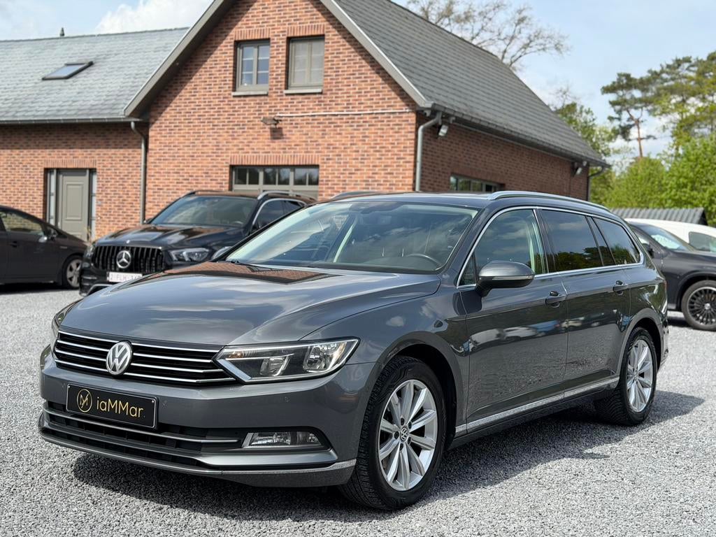 VW PASSAT - AUTOMAAT - FULL OPTION, Autos, Volkswagen, Cuir, Argent ou Gris, Achat, Euro 6
