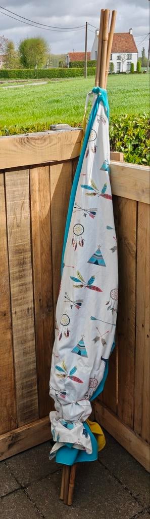 Tipi tent voor kinderen, Ophalen