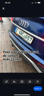 • LOCATION PLAQUE Z  • DÉPLACEMENT VÉHICULE