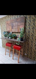 Twee barkrukken, Huis en Inrichting, Barkrukken, Ophalen