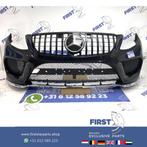 W166 GLE AMG VOORBUMPER GLE 350 450 43 AMG ZWART + GT GRIL o, Gebruikt, Ophalen of Verzenden, Bumper, Mercedes-Benz