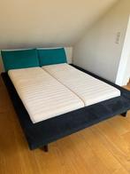 Designbed, Ophalen, Overige materialen, Verstelbaar, Zwart