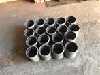 Pvc hulpstukken, moffen, verschillende diameters, Doe-het-zelf en Bouw, Buizen en Afvoer, Ophalen, Zo goed als nieuw, PVC