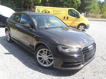 AUDI A3 SPORTBACK S-LINE 1600 TDI AUTOMATIQUE, Autos, Audi, Cuir, Euro 6, Entreprise, Carnet d'entretien