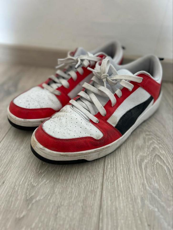 Sneakers met veters, Puma., Kleding | Heren, Schoenen, Gedragen, Sneakers, Wit, Ophalen of Verzenden