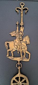Vintage messing Byzantijnse kruis hangende kaars houder, Antiek en Kunst, Ophalen