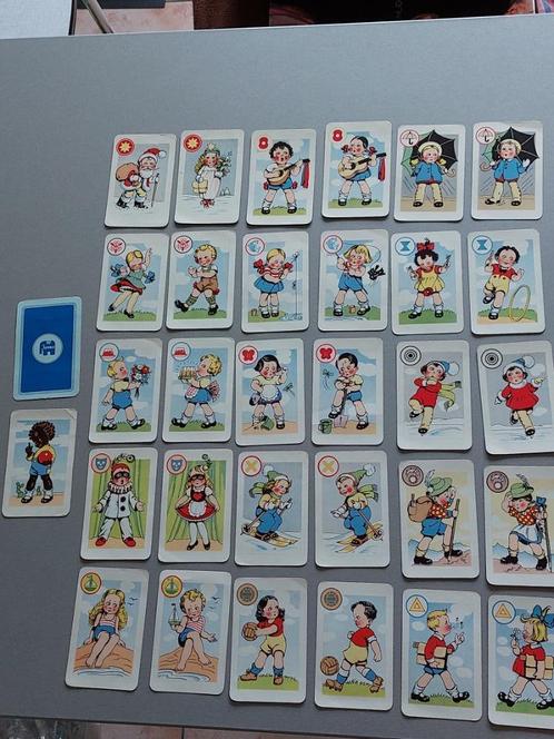 Oud Zwarte Piet kaartspel Jumbo 31 kaarten 1945 - 1978, Verzamelen, Speelkaarten, Jokers en Kwartetten, Gebruikt, Speelkaart(en)