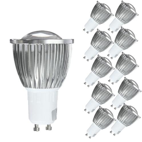 10x LED spots GU10 fitting 5W, Huis en Inrichting, Lampen | Spots, Nieuw, Plafondspot of Wandspot, Led, Ophalen