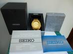 Seiko 5 Sports Gold Automatic 4r36, Handtassen en Accessoires, Staal, Seiko, Ophalen of Verzenden, Staal
