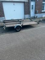 Dubbele jettrailer, Auto diversen, Aanhangers en Bagagewagens, Ophalen, Gebruikt