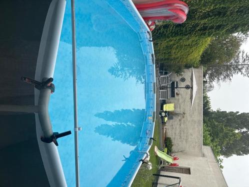 Zwembad bestway, Tuin en Terras, Zwembaden, Gebruikt, Opzetzwembad, 80 tot 120 cm, 400 cm of meer, 300 cm of meer, Ovaal, Ophalen