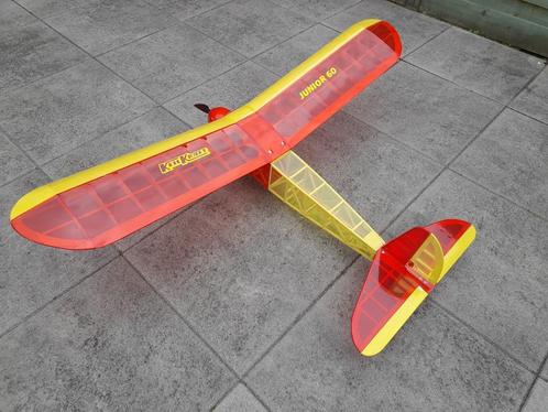 Keilcraft Junior 60, Hobby en Vrije tijd, Modelbouw | Radiografisch | Vliegtuigen, Zo goed als nieuw, Elektro, RTF (Ready to Fly)