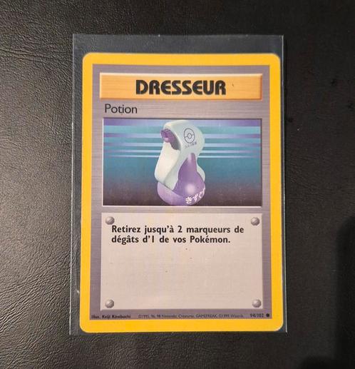 potion #94 set de base fr, Hobby en Vrije tijd, Verzamelkaartspellen | Pokémon, Zo goed als nieuw, Losse kaart, Foil, Ophalen of Verzenden