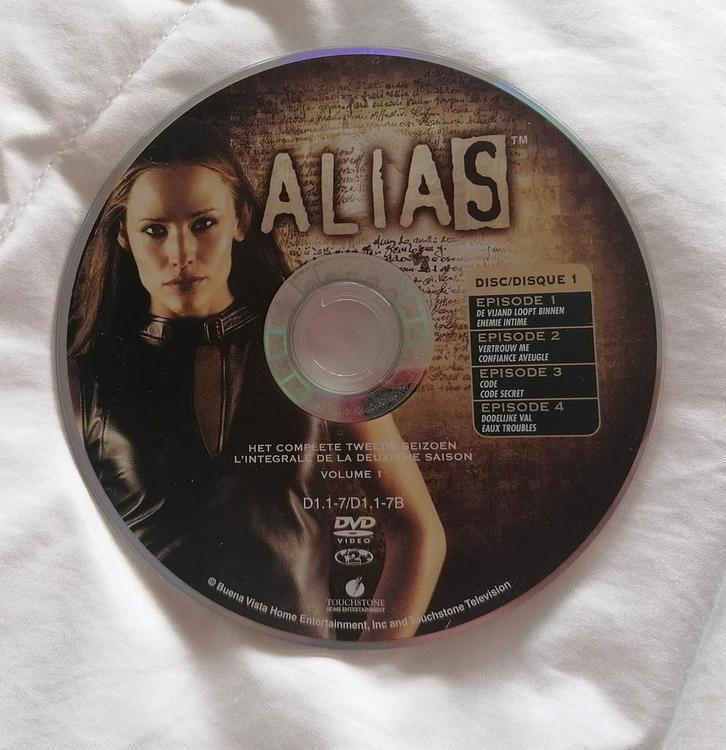 Alias - schijf 1 van het volledige deel van het tweede seizo, Cd's en Dvd's, Dvd's | Tv en Series, Gebruikt, Actie en Avontuur