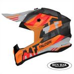 HELM MT|FALCON Arya Mat Oranje CROSS| MAAT L |59/60 CM, Enlèvement ou Envoi, Neuf