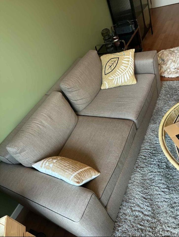 Luxe tweezit in scheerwol – De Sede – Antwerpen, Huis en Inrichting, Zetels | Zetels, Zo goed als nieuw, Rechte bank, Tweepersoons