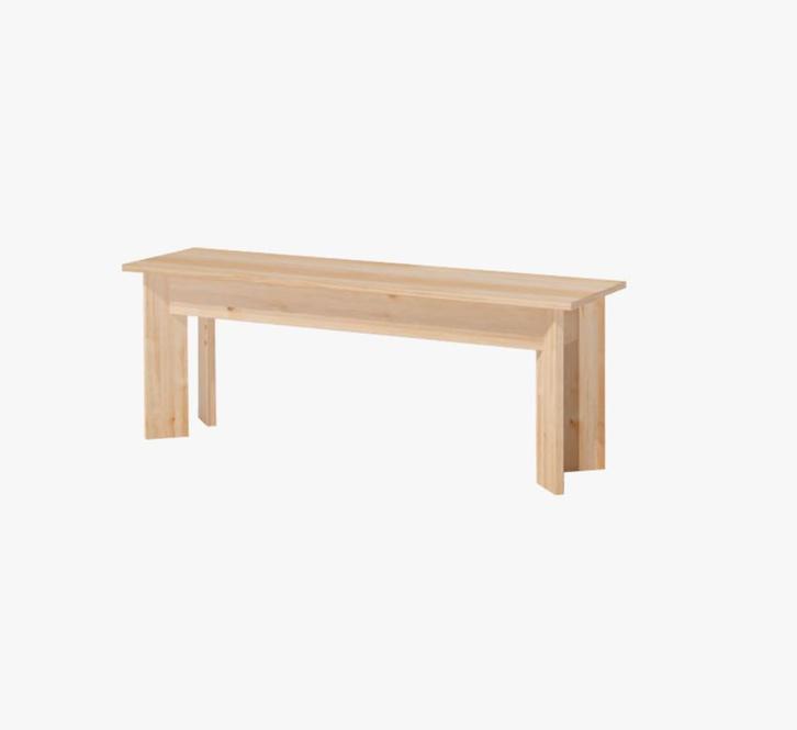 Bancs en bois 120*35*44,5, Maison & Meubles, Tabourets, Neuf, Bois, Enlèvement