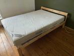 Bed, matras en lattenbodem 2 personen, Ophalen of Verzenden, Matras