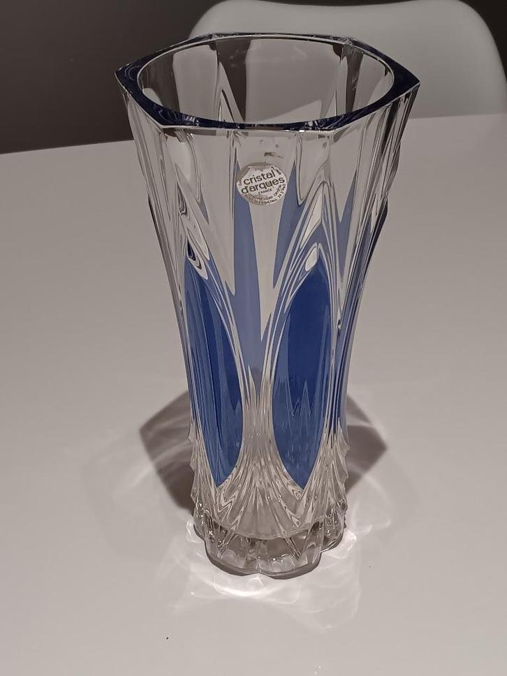 Oude kristallen vaas Cristal d'Arques, Antiek en Kunst, Antiek | Vazen, Ophalen of Verzenden