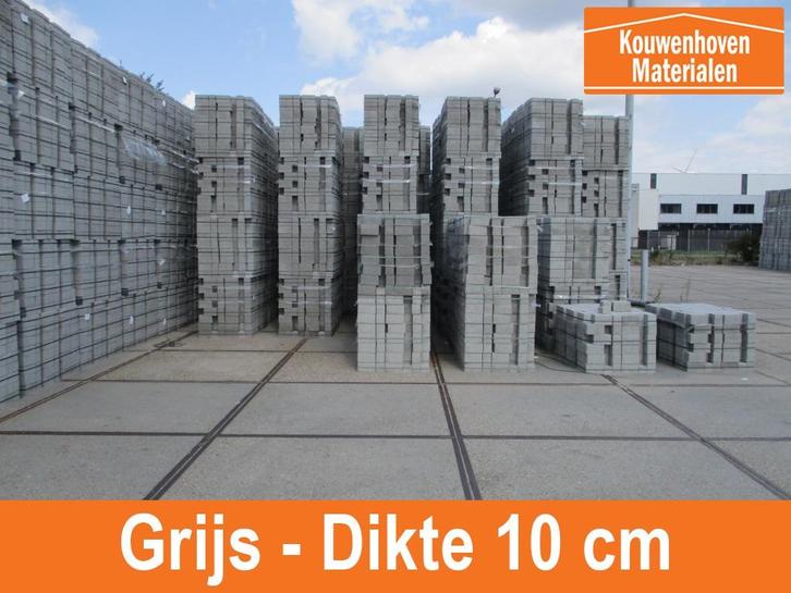 Betonklinkers | Klinkers | Bestrating | Beton | 10cm dik |, Jardin & Terrasse, Pavé & Dalles, Neuf, Briques, Béton, Envoi
