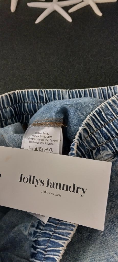 Nieuwe jeans broek Lollys Laundry/mt S, Kleding | Dames, Broeken en Pantalons, Nieuw, Maat 36 (S), Blauw, Lang, Ophalen of Verzenden