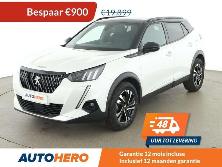 Peugeot 2008 1.2 PureTech GT (bj 2021, automaat), Auto's, Peugeot, Te koop, ABS, Achteruitrijcamera, Adaptive Cruise Control, Airbags