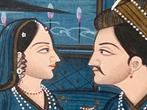 Indisch handgeschilderd erotisch miniatuur, Antiek en Kunst, Ophalen