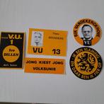 5 retro stickers van de Volksunie.  ( lot 1 ), Enlèvement ou Envoi