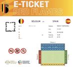 2 Tickets RED FLAMES - België-Spanje - 30 mei 25, Twee personen, Mei