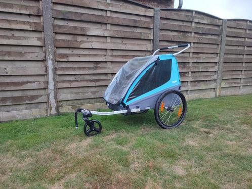 Thule fietskar Coaster XT, Fietsen en Brommers, Fietsaccessoires | Aanhangwagens en Karren, Gebruikt, Kinderkar, Ophalen