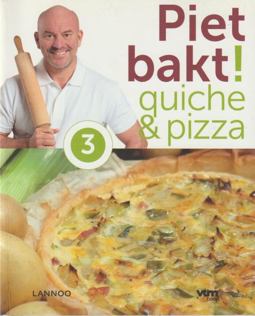 Boek : "Piet bakt nr. 3 - quiche en pizza"-Piet Huysentruyt., Boeken, Stripverhalen, Ophalen of Verzenden