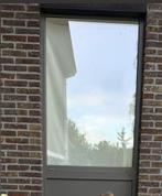 Pvc raam, dubbelglas, waarde 1,1, kwartsgrijs, Ophalen, Gevelraam of Ruit, 80 tot 120 cm, 120 tot 160 cm