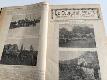 " Le Courrier Belge " 1900 - 1901(les grandes manoeuvres, ..