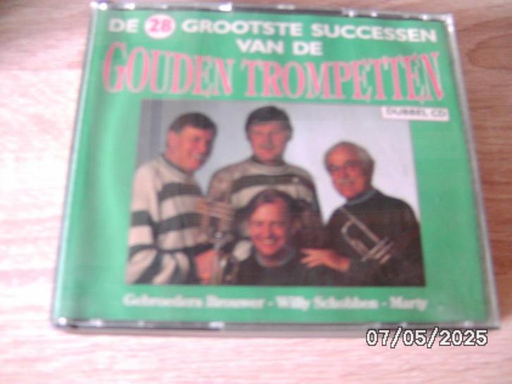 Een dubbele CD met de 28 grootste successen van de Gouden tr, CD & DVD, CD | Instrumental, Comme neuf, Envoi