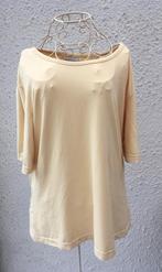 T-shirt Mayerline beige, col rond, manches courtes XL, Vêtements | Femmes, T-shirts, Taille 46/48 (XL) ou plus grande, Enlèvement ou Envoi