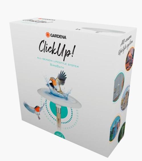 vogelbad Gardena clickup met balkonclip, Tuin en Terras, Vogelhuisjes en Vogelbaden, Nieuw, Ophalen of Verzenden