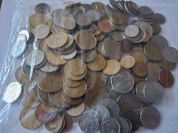 wereld: partij Onuitgezochte munten 900 gram, Postzegels en Munten, Munten en Bankbiljetten | Verzamelingen, Munten, Verzenden