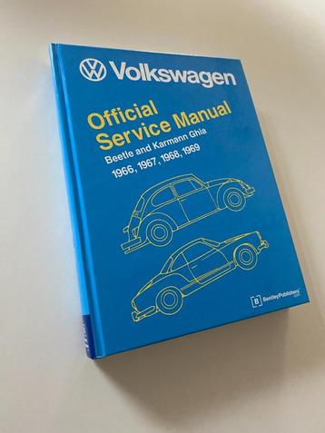 VW Kever en Karmann Ghia werkplaatshandboek beschikbaar voor biedingen