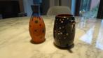 Deux vases en terre cuite émaillée ART DECO 1925, Antiquités & Art, Antiquités | Céramique & Poterie, Enlèvement ou Envoi