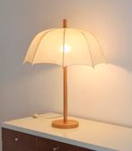 Vintage tafellamp, Ophalen, Hout