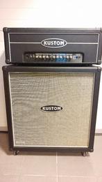 Kustom Quad 100HD + Kustom Q412B 4x12 (Celestion Super 65), Ophalen, Gebruikt, Gitaar, 100 watt of meer