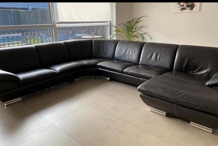 Te koop: Volledige hoeksalon 5-6 pers., Huis en Inrichting, Zetels | Complete zithoeken, Gebruikt, Ophalen