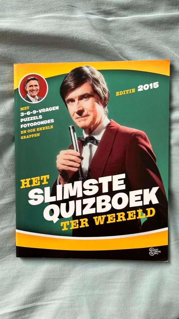 Slimste mens ter wereld, quizboek vragen, Boeken, Overige Boeken, Zo goed als nieuw, Ophalen
