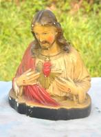 buste christ au sacré cœur en plâtre, Antiek en Kunst, Antiek | Religieuze voorwerpen, Ophalen of Verzenden