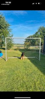 Voetbal goal aluminium, Sport en Fitness, Ophalen, Gebruikt