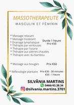 Massotherappeute masculin et Feminin