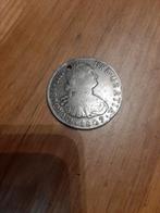 Muntstuk Spaans zilver 1807, Antiek en Kunst, Ophalen of Verzenden, Zilver