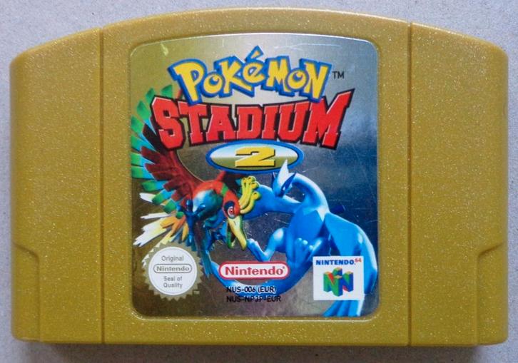 Pokemon Stadium 2 voor de Nintendo 64, Consoles de jeu & Jeux vidéo, Jeux | Nintendo 64, Utilisé, Enlèvement ou Envoi