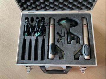 AKG Drum Set BIG - Drum microfoons (C418, C1000S, D112)